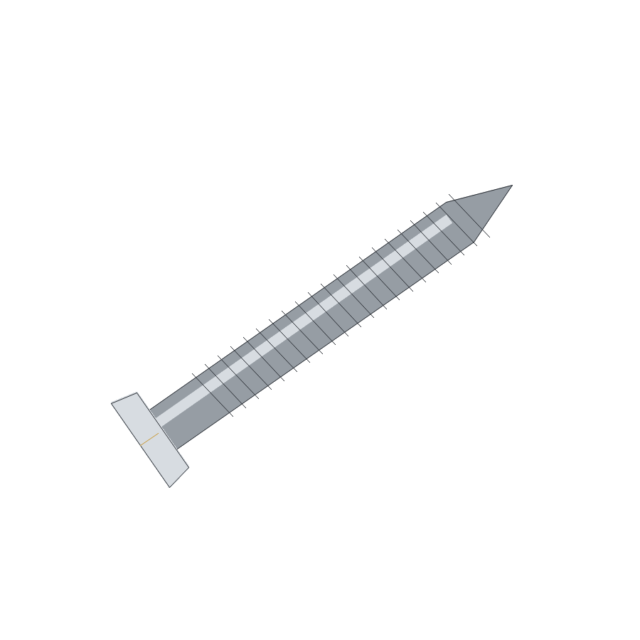 Deck Screw Coated Bronze